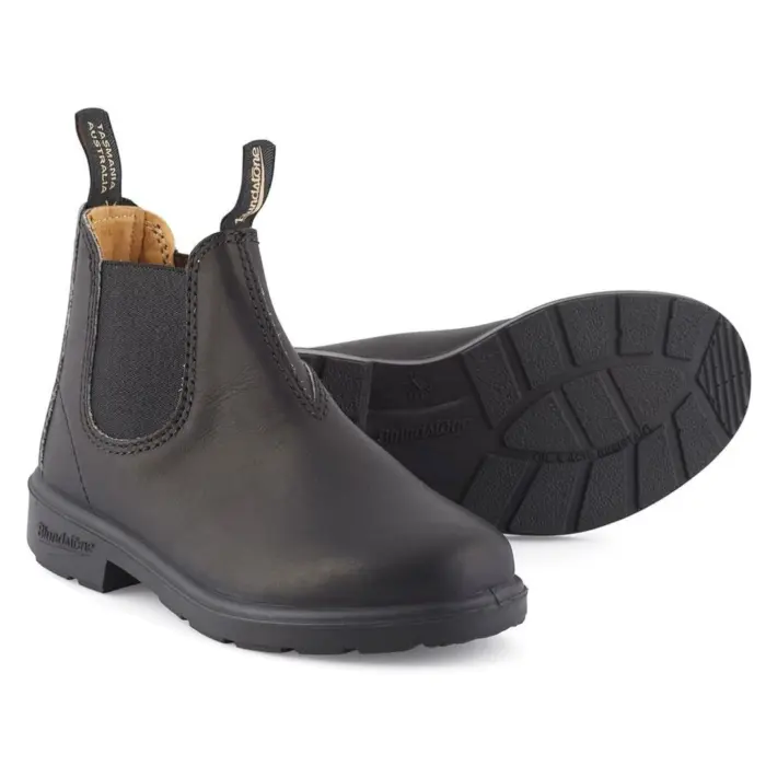 Blundstone 531 Kids Unisex Black Leather Boots Slip On Comfort - Image 7