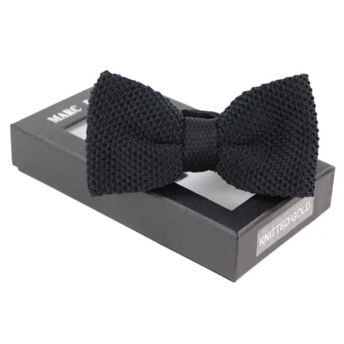Mens Boys Womens Unisex Knitted Bow Tie Woven Vintage Classic Wedding Prom Tux - Image 1