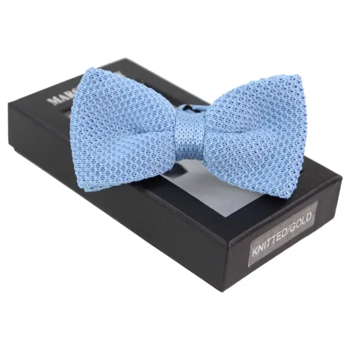 Mens Boys Womens Unisex Knitted Bow Tie Woven Vintage Classic Wedding Prom Tux - Image 2
