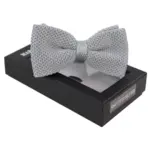 Mens Boys Womens Unisex Knitted Bow Tie Woven Vintage Classic Wedding Prom Tux - Image 11