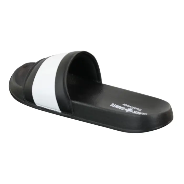 Mens Black White Stripes Spikes Flip Flops Slippers Summer Beach Casual Walking - Image 13