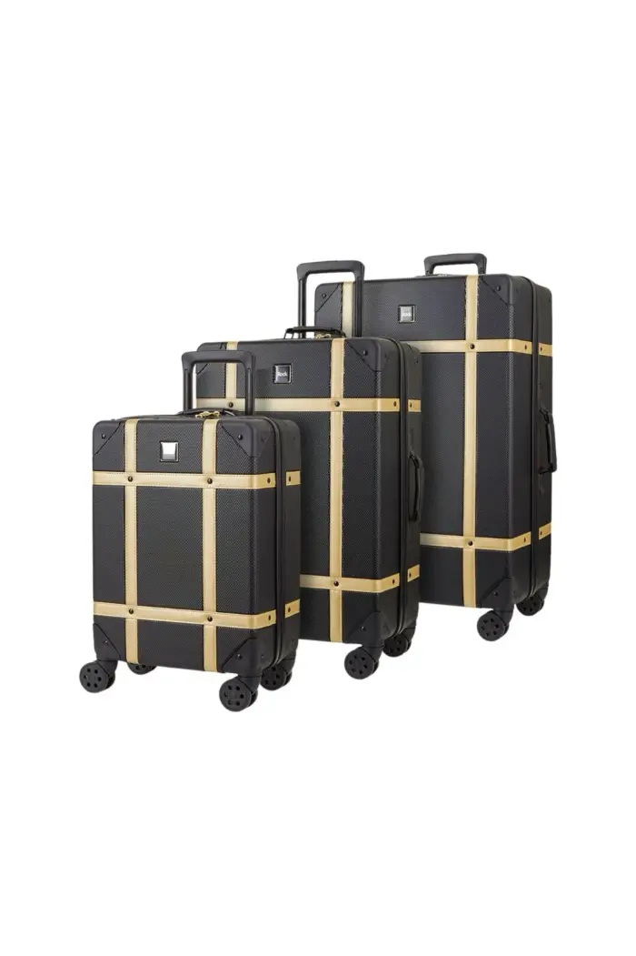 Luggage Suitcase Travel Bag Carry On Hand Cabin Check in Hard-Shell 4 Spinner Wheels Trolley Set | Vintage - Image 247
