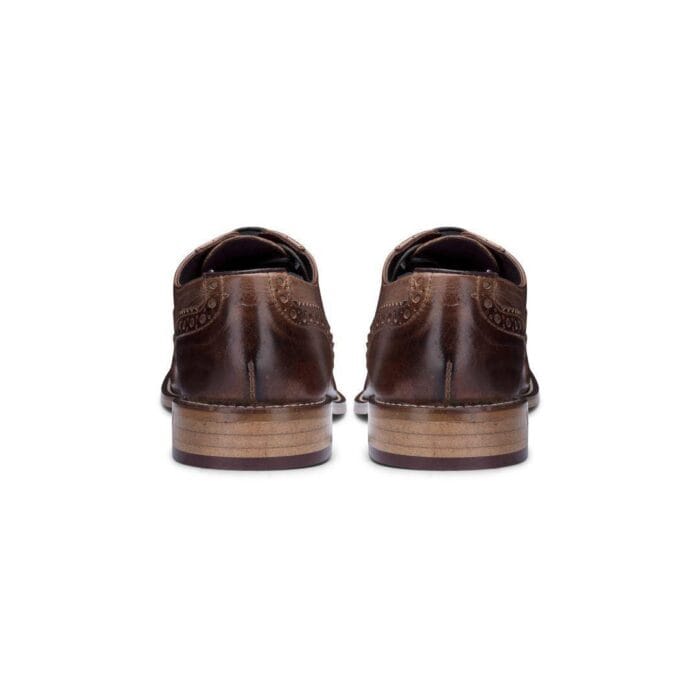 Mens Real Leather Vintage Shoes Brogues 1920s Suede Tweed Laced Shoes Smart Formal - Knighthood Store