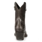 New Rock WSTM006-S1 Black Leather Cowboy Western Pointed Boots Riding Retro - Knighthood Store