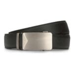 Mens Leather Belt Ratchet Trouser Jeans Dress 35MM Trim to Fit Any Size - Knighthood Store