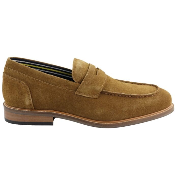 Mens Real Full Suede Slip On Loafers Boat Shoes Smart Casual Classic Comfort Fit - Knighthood Store