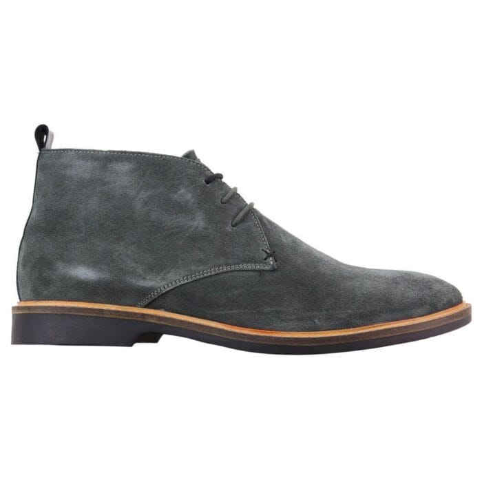 Mens Real Suede Italian Slip On Ankle Boots Smart Casual Desert Chelsea Dealer - Knighthood Store