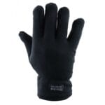Mens Thermal Insulated Lined Warm Gloves One Size Stretch Classic Black - Knighthood Store