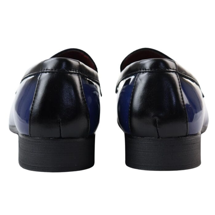 Men's Moccasin Loafers Patent Leather Lined Slip On Tassel Formal Dress Shoes - Knighthood Store