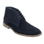 Mens Suede Ankle Boots Chelsea Laced Real Leather Lined Italian Design Smart Casual - Knighthood Store
