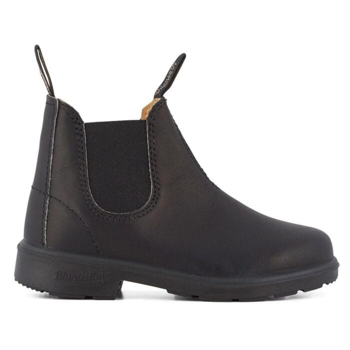 Blundstone 531 Kids Unisex Black Leather Boots Slip On Comfort - Knighthood Store