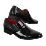 Mens Suede Leather Textured Slip On Italian Design Shoes Smart Casual - Knighthood Store
