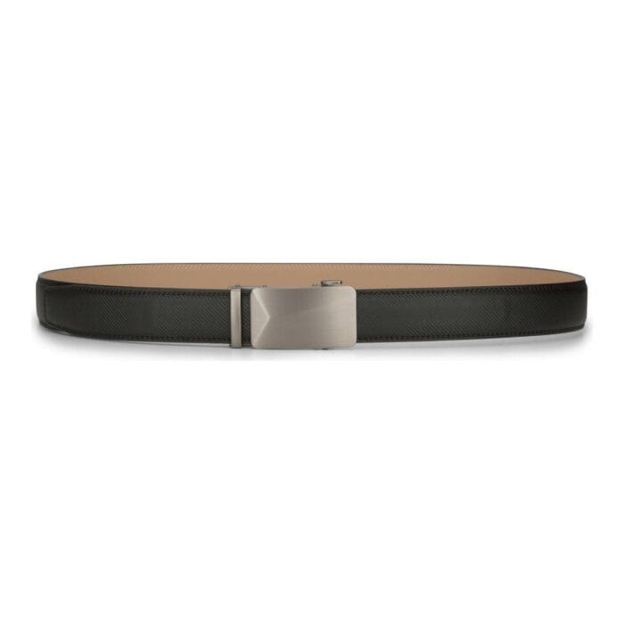 Mens Leather Belt Ratchet Trouser Jeans Dress 35MM Trim to Fit Any Size - Knighthood Store