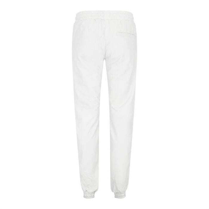Womens Real Leather Jogger Jeans Trousers Elasticated Casual Retro 1980s - Knighthood Store