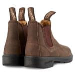Blundstone 565 Kids Unisex Rustic Brown Leather Boots Slip On Ankle Boots - Knighthood Store