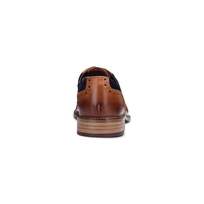 Mens Real Leather Shoes Brogues 1920s Suede Tweed Laced Smart Formal - Knighthood Store