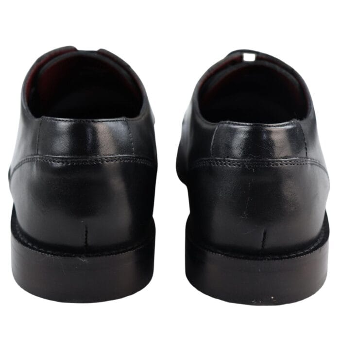 Mens Real Full Leather Welted Derby Shoes Smart Casual Black Wine Classic Vintage - Knighthood Store
