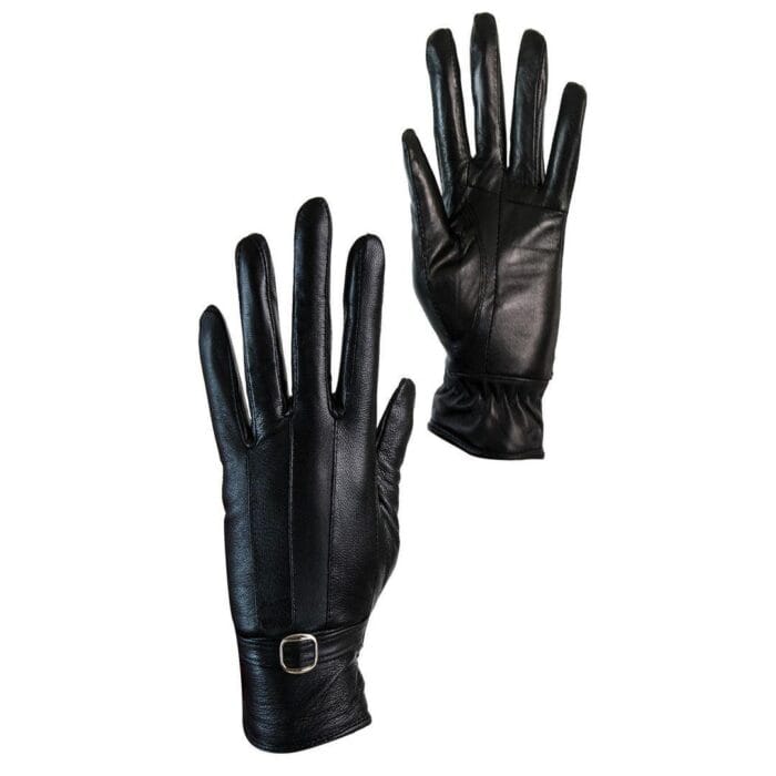 Womens Real Leather Winter Gloves Fur Fleece Lined Warm Ladies Gift Touch Screen - Knighthood Store