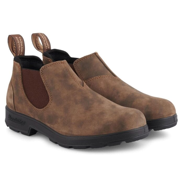 Blundstone 2036 Rustic Brown Low-Cut Leather Boots Low Classic Vintage Retro - Knighthood Store
