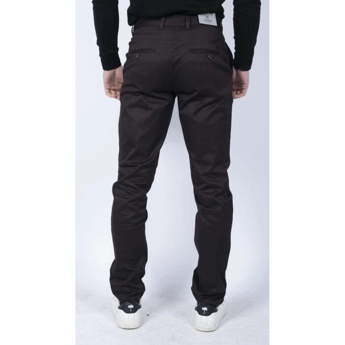 Mens Regular Chino Jeans Trousers Stretch Classic Smart Casual Tailored Fit - Knighthood Store
