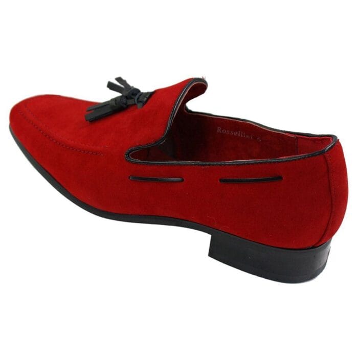 Mens Suede Loafers Driving Shoes Slip On Tassle Design Leather Smart Casual - Knighthood Store
