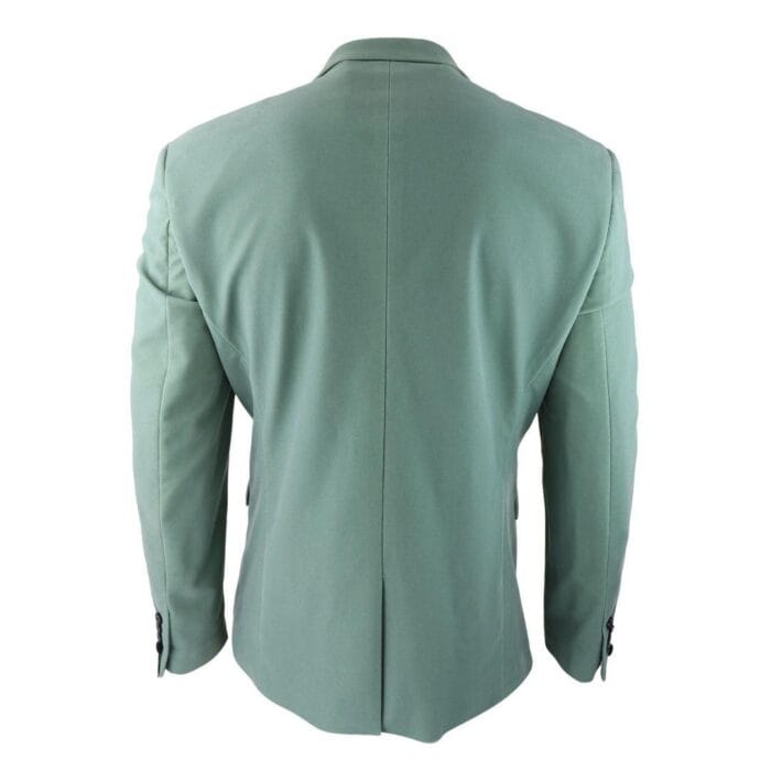 Mens Velvet Blazer Tuxedo Jacket Black Satin Lapel Pastel Blue Pink Green - Knighthood Store
