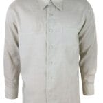 Mens Linen Summer Shirt Breathable Fabric Classic Full Sleeve - Knighthood Store