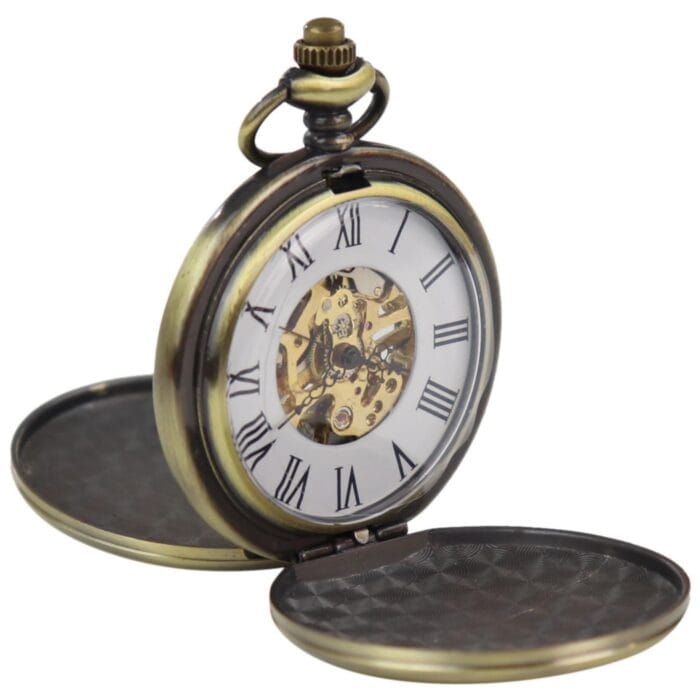 Pocket Watch Mechanical Skeleton 1920's Blinders Original Classic - Knighthood Store