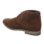 Mens Suede Ankle Boots Chelsea Laced Real Leather Lined Italian Design Smart Casual - Knighthood Store