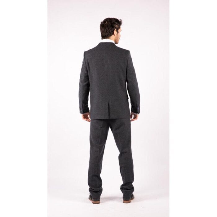 Mens Wool Tweed Suit 3 Piece Authentic 1920s Tailored Fit Classic - Knighthood Store