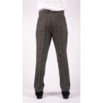 Mens Herringbone Tweed Vintage Retro Check Wool Trousers Blinders Classic - Knighthood Store