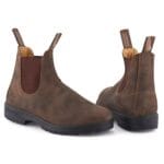 Blundstone 585 Rustic Brown Leather Australian Chelsea Ankle Boots - Knighthood Store