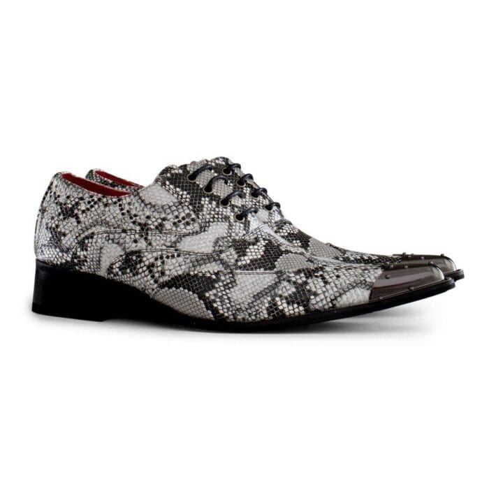 Mens Metal Toe Pointed Shoes Suede Leather Patent Laced Cowboy Italian Dancing - Knighthood Store