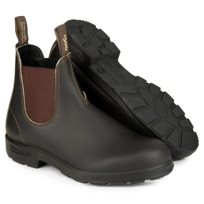 Blundstone 500 Stout Brown Chelsea Boots - Knighthood Store