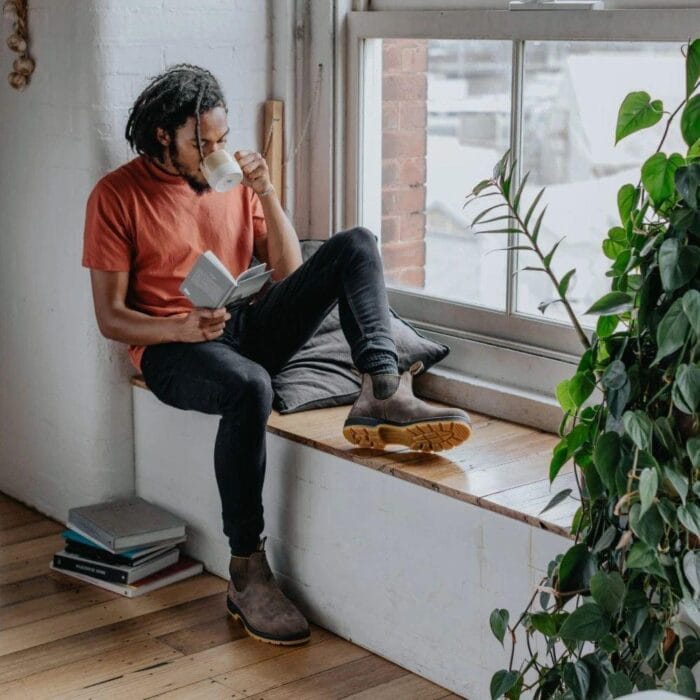 Blundstone 1944 Brown Leather Chelsea Boots Cushioned Absorbtion - Knighthood Store