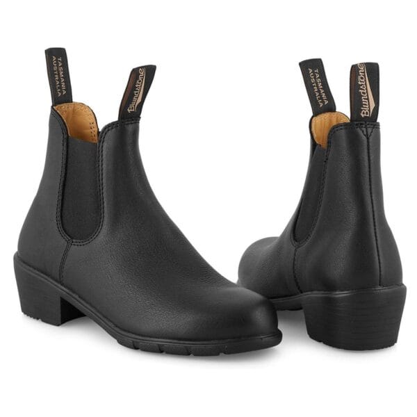 Blundstone 1671 Womens Black Leather Chelsea Boots Elasticated Ankle Classic - Knighthood Store