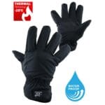 Mens Waterproof Insulated Gloves Snow Ski Elasticated Classis Black - Knighthood Store