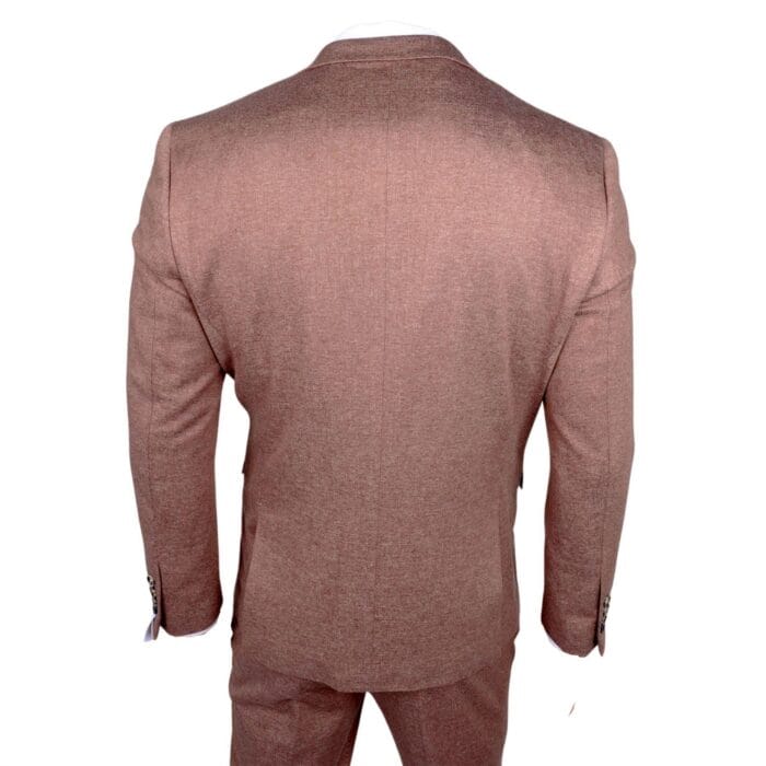 Men's Suit 3 Piece Brown Wedding Formal Dress - Knighthood Store
