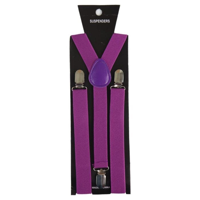 Mens Classic Retro Trouser Braces Suspenders 1920s Gatsby Peaky Blinders Colours - Knighthood Store