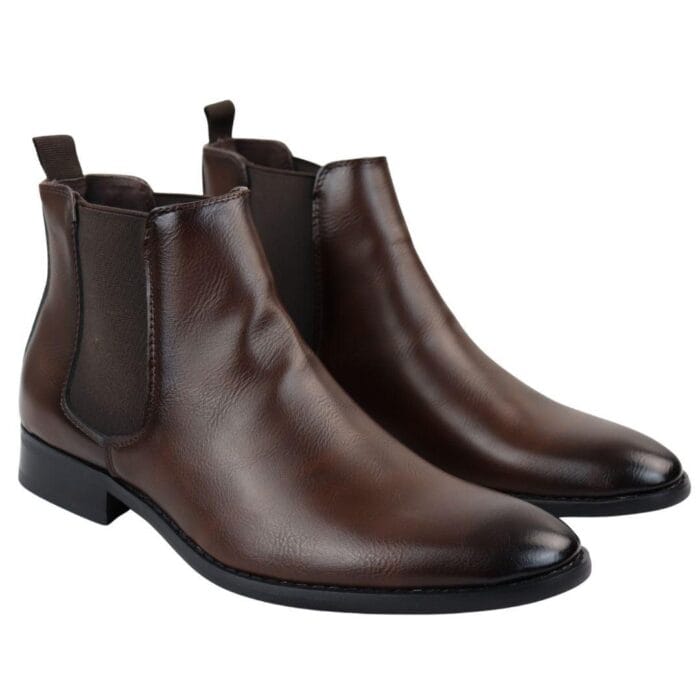 Men's Chelsea Slip On Ankle Boots - Knighthood Store