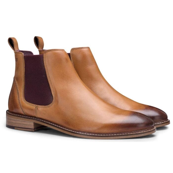 Mens Real Leather Chelsea Dealer Boots Slip On Smart Casual Retro VIntage Blinders Classic - Knighthood Store