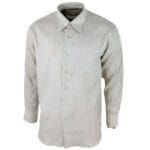 Mens Linen Summer Shirt Breathable Fabric Classic Full Sleeve - Knighthood Store
