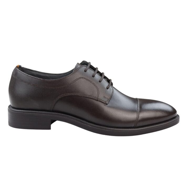 Mens Laced Oxford Shoes Real Leather Black Brown Smart Casual Formal Dress Classic - Knighthood Store