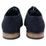 Mens Lace Real Suede Brogues Shoes Gatsby Classic 1920's Blue Brown Vintage - Knighthood Store
