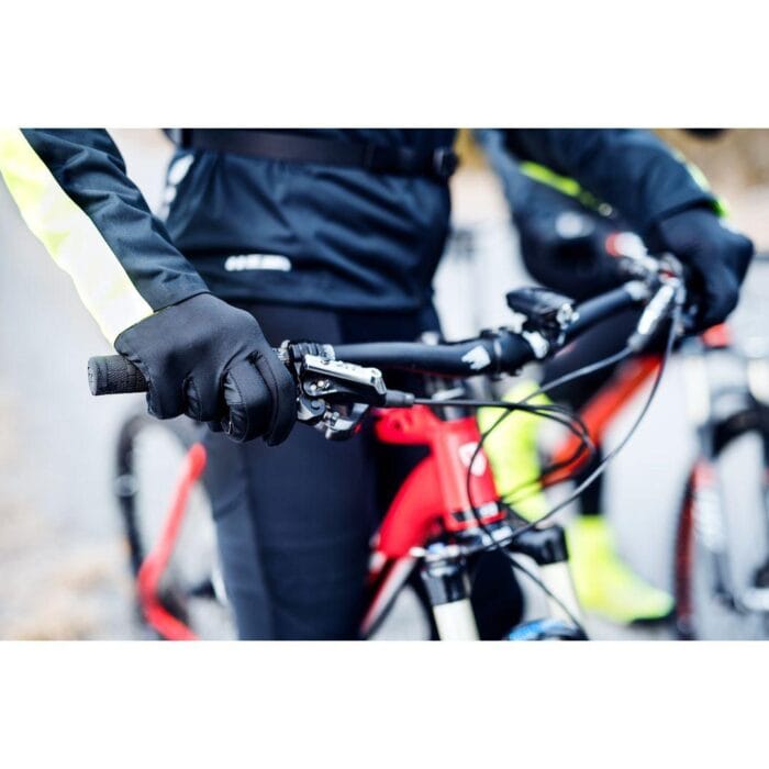 Mens Zip Stretch Cycling Gloves Trouch Screen Ultra Grip Road Mountain Bike - Knighthood Store