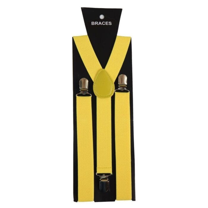 Mens Classic Retro Trouser Braces Suspenders 1920s Gatsby Peaky Blinders Colours - Knighthood Store