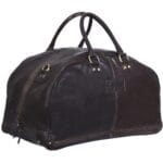 Mens Hand Made Real Leather Overnight Travel Gym Weekend Bag Duffle Carry On - Knighthood Store