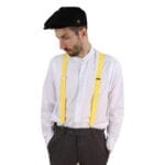 Mens Classic Retro Trouser Braces Suspenders 1920s Gatsby Peaky Blinders Colours - Knighthood Store