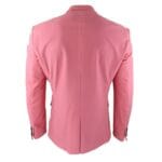 Mens Velvet Blazer Tuxedo Jacket Black Satin Lapel Pastel Blue Pink Green - Knighthood Store