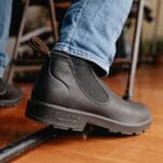 Blundstone 2039 Black Low-Cut Leather Boots Vintage Comfort Retro - Knighthood Store